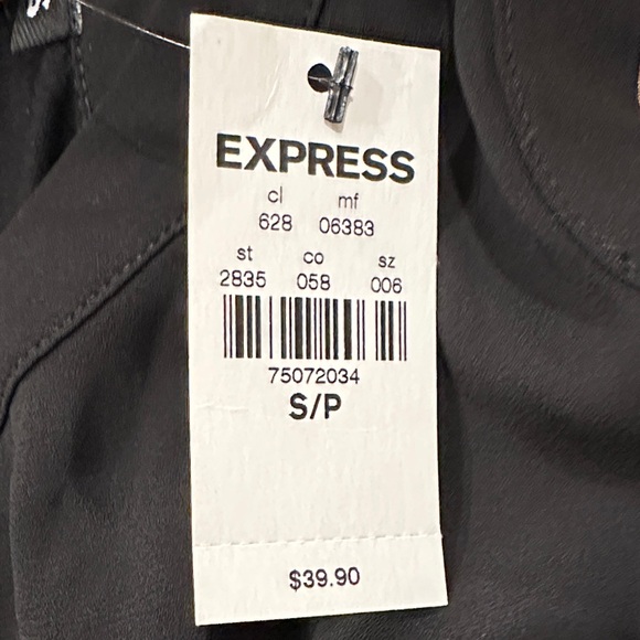 Express Black Racerback Tank Top - Picture 2 of 4